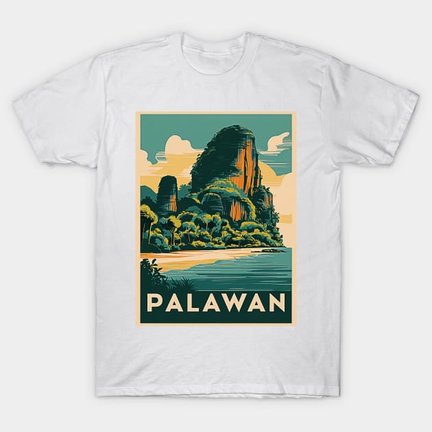 Palawan Island Philippines T-Shirt by likbatonboot